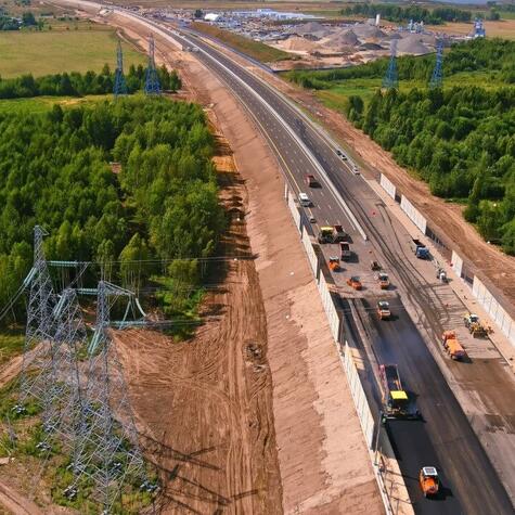 В России уложили свыше 80 млн кв. м асфальта с начала года