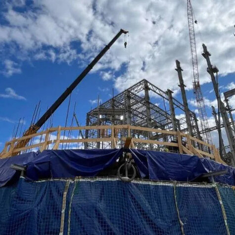 Высокопрочный бетон для строительства 100-метровой трубы Новоленской ТЭС в Якутии