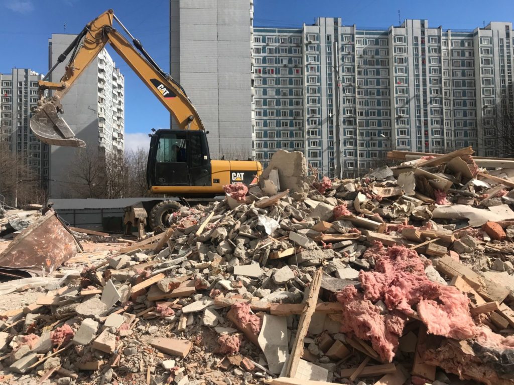 Вывоз мусора после строительных работ в городе Москва и Московской области